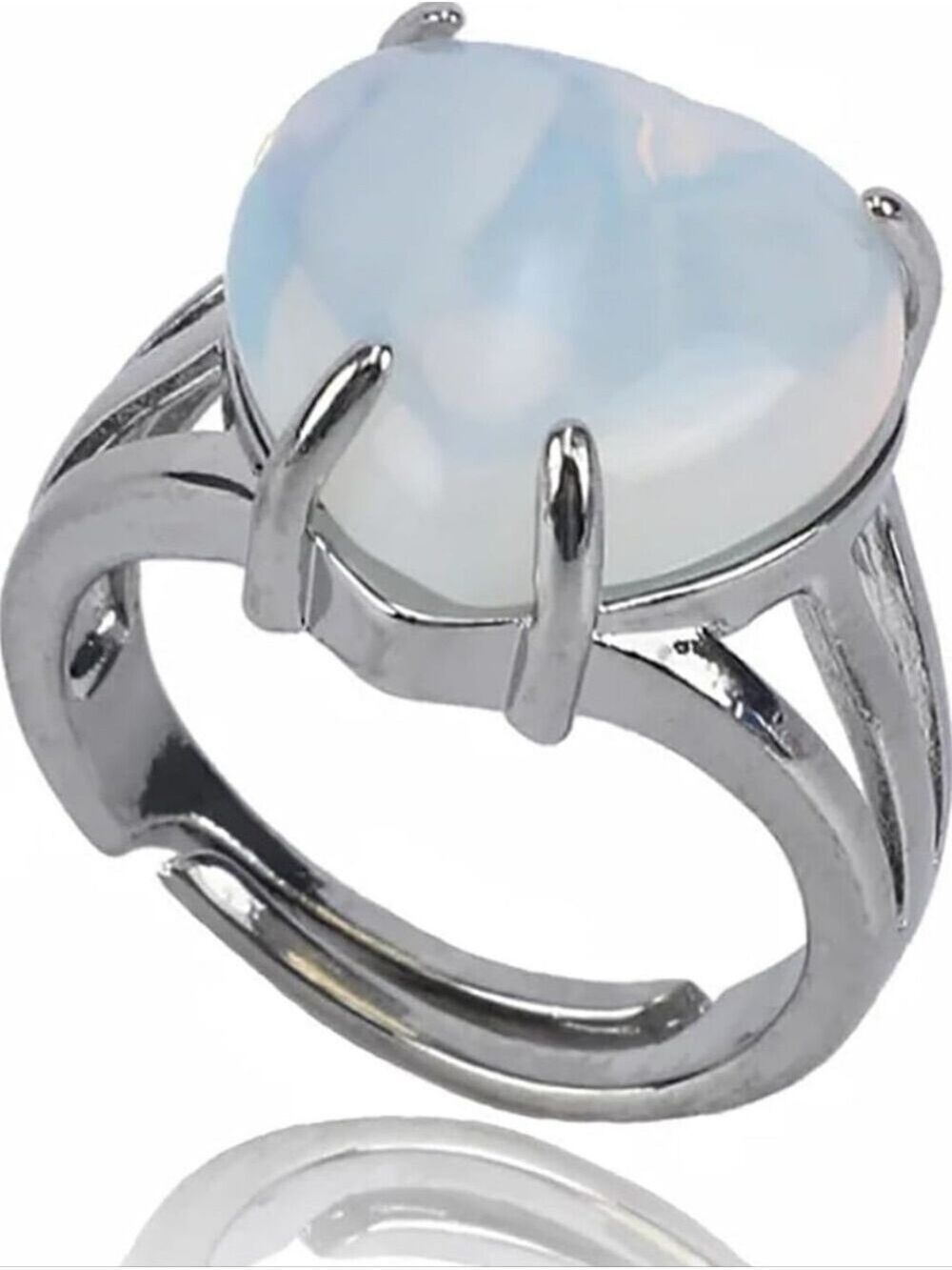 Moonstone Adjustable Ring